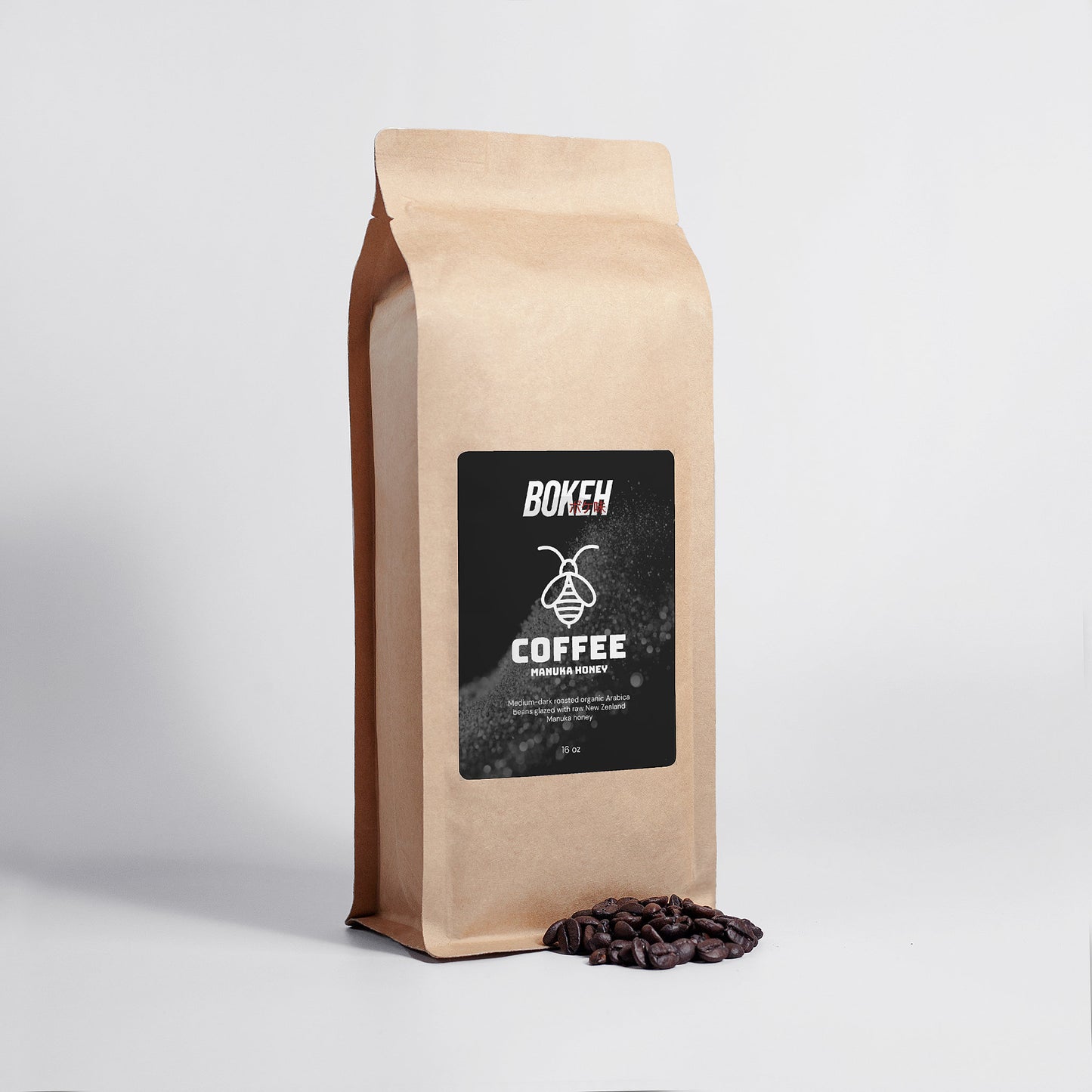 Bokeh Manuka Honey Coffee 16oz